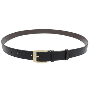 新品同様 ブルガリ スクエアバックル 37885 レザー ブラック ベルト 黒 0875【中古】BVLGARI メンズ