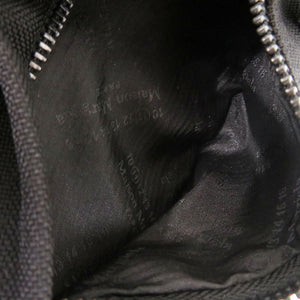 美品 メゾン マルジェラ 4ステッチ キャンバス ブラック ボディバッグ ウエストバッグ 黒 0882【中古】Maison Margiela メンズ