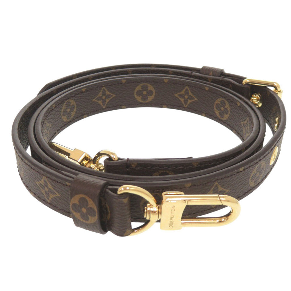 新品同様 ルイ ヴィトン モノグラム J14102 ブラウン ショルダーストラップ LV 0883【中古】LOUIS VUITTON