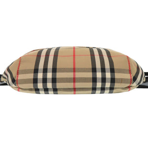 新品同様 バーバリー チェック 8010430 コットン ベージュ ウエストバッグ ベルトバッグ 0976【中古】BURBERRY