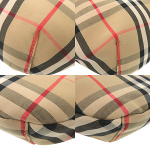 新品同様 バーバリー チェック 8010430 コットン ベージュ ウエストバッグ ベルトバッグ 0976【中古】BURBERRY