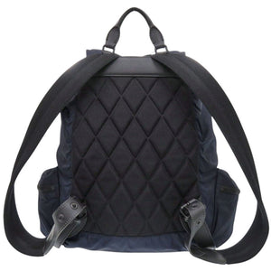 美品 バーバリー ナイロン ネイビー リュック デイパック 0978【中古】BURBERRY