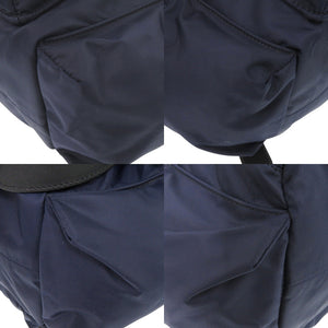 美品 バーバリー ナイロン ネイビー リュック デイパック 0978【中古】BURBERRY