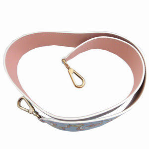 美品 エミリオプッチ レザー 水色 ショルダーストラップ 0986【中古】EMILIO PUCCI