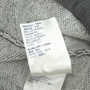 未使用 ルイ ヴィトン ロゴワッペン カシミヤ ナイロン サイズL グレー スウェットパンツ LV 1002【中古】LOUIS VUITTON メンズ