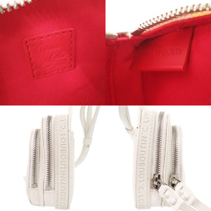 新品同様 クリスチャンルブタン LOUBIFUNK ルビファンク ミニ レザー ホワイト ショルダーバッグ 白 1113【中古】Christian Louboutin
