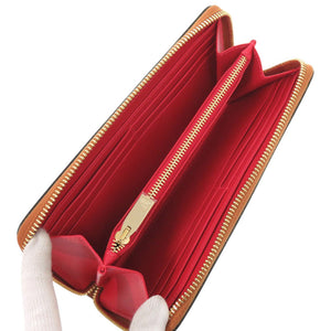 未使用 クリスチャンルブタン BY MY SIDE バイマイサイド 3235083 レザー ブラウン 長財布 1134【中古】Christian Louboutin