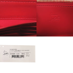 未使用 クリスチャンルブタン BY MY SIDE バイマイサイド 3235083 レザー ブラウン 長財布 1134【中古】Christian Louboutin
