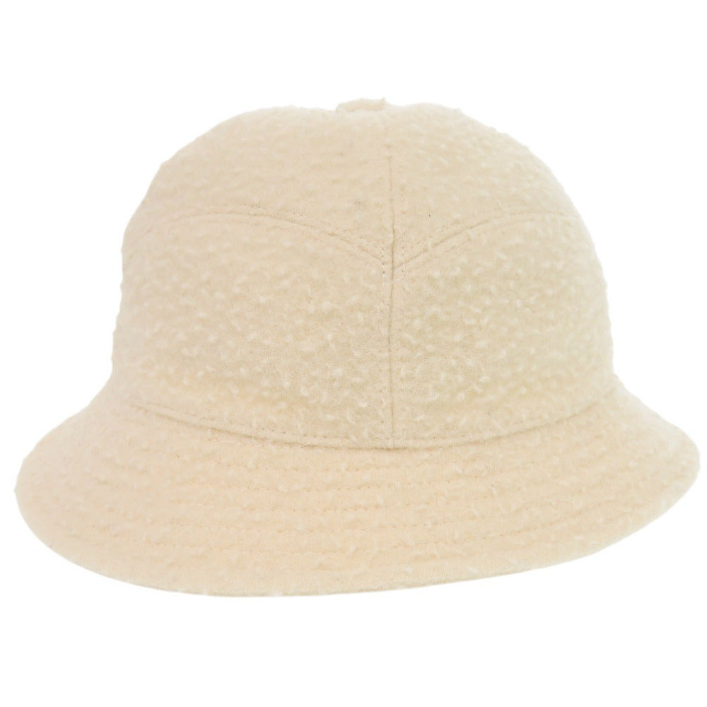 美品 グッチ Orgasmique 627041 ウール/コットン アイボリー 帽子 バケットハット 1201【中古】GUCCI