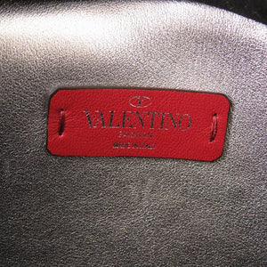 美品 ヴァレンティノ ガラヴァーニ VLTN XY2B0719UYS レザー シルバー ウエストバッグ ボディバッグ 1204【中古】Valentino Garavani メンズ