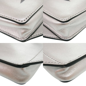 美品 ヴァレンティノ ガラヴァーニ VLTN XY2B0719UYS レザー シルバー ウエストバッグ ボディバッグ 1204【中古】Valentino Garavani メンズ