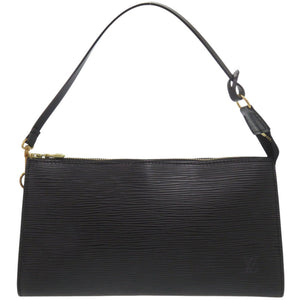 美品 ルイ ヴィトン ポシェット アクセソワール エピ M52942 ノワール ポーチ LV 1218【中古】LOUIS VUITTON