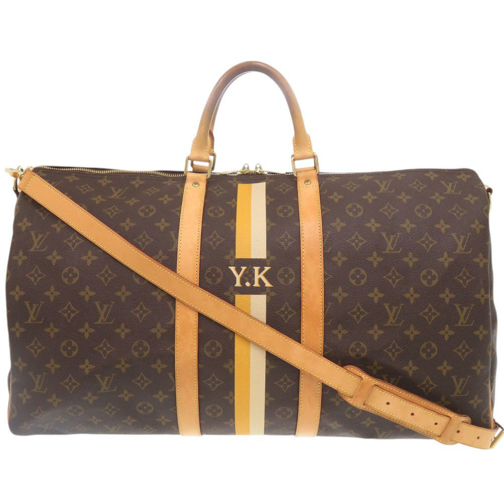 ルイ ヴィトン キーポルバンドリエール55 モンモノグラム ボストンバッグ LV 1245【中古】LOUIS VUITTON