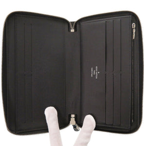 新品同様 ルイ ヴィトン ジッピーオーガナイザーNM タイガ ラウンドファスナー M30056 ブラック 長財布 黒 LV 1250【中古】LOUIS VUITTON メンズ
