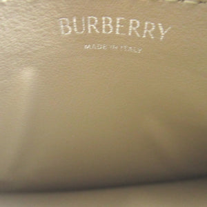 新品同様 バーバリー ロッキング ホース レザー 抹茶色 グリーン 緑 カードケース 1286【中古】BURBERRY
