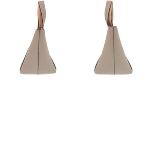 モワナ デュオトート バイカラー レザー ベージュ ピンク ハンドバッグ 1291【中古】MOYNAT