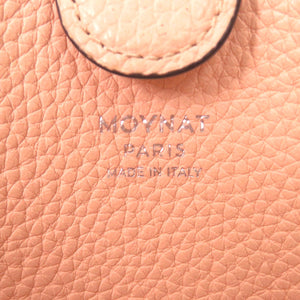 モワナ デュオトート バイカラー レザー ベージュ ピンク ハンドバッグ 1291【中古】MOYNAT