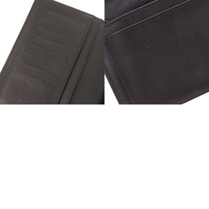 美品 シャネル ボーイシャネル ココマーク ラムスキン 26番台 ブラック 長財布 黒 1296【中古】CHANEL