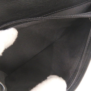 美品 シャネル ボーイシャネル ココマーク ラムスキン 26番台 ブラック 長財布 黒 1296【中古】CHANEL