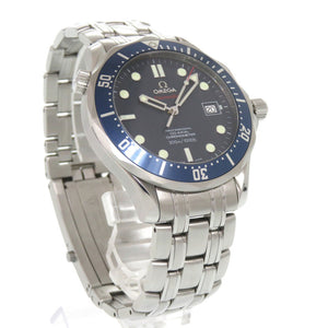 美品 オメガ シーマスター ダイバー 300m 2220.80 SS ネイビー 自動巻き 腕時計 1339【中古】OMEGA
