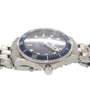 美品 オメガ シーマスター ダイバー 300m 2220.80 SS ネイビー 自動巻き 腕時計 1339【中古】OMEGA