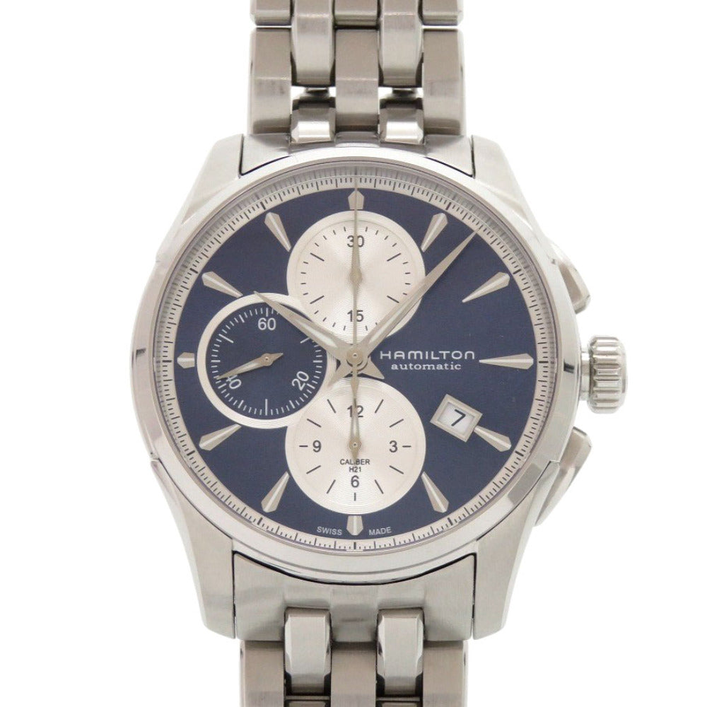 美品 ハミルトン ジャズマスター H32596741 SS ブルー 自動巻き 腕時計 青文字盤 1341【中古】HAMILTON