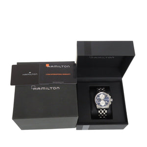 美品 ハミルトン ジャズマスター H32596741 SS ブルー 自動巻き 腕時計 青文字盤 1341【中古】HAMILTON