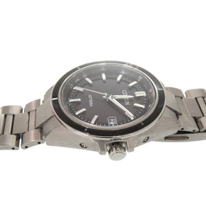 美品 シチズン アテッサ CB3030-76E チタン ブラック エコドライブ 腕時計 黒文字盤 1343【中古】CITIZEN
