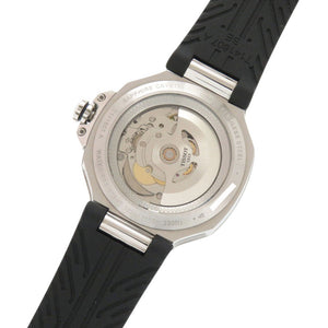 ティソ Tレース T141.807.17.051.00 SS ブラック 自動巻き 腕時計 黒文字盤 1345【中古】TISSOT