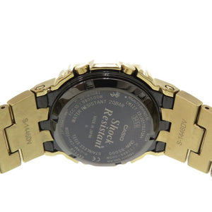 カシオ G-SHOCK フルメタル GMW-B5000GD-9JF SS ブラック ゴールド タフソーラー デジタル 腕時計 黒文字盤 Gショック 1347【中古】CASIO