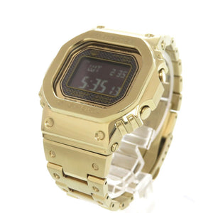 カシオ G-SHOCK フルメタル GMW-B5000GD-9JF SS ブラック ゴールド タフソーラー デジタル 腕時計 黒文字盤 Gショック 1347【中古】CASIO