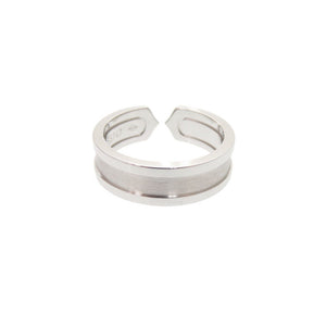 新品同様 カルティエ C2スモール 2C K18WG 750WG #57 ホワイトゴールド リング 指輪 ジュエリー 1359【中古】CARTIER