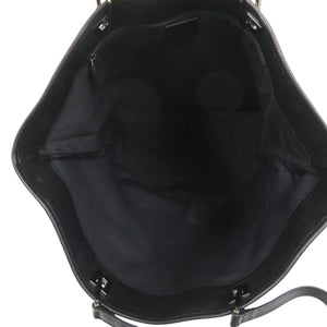 新品同様 グッチ GG柄 269123 ナイロン レザー ブラック トートバッグ 黒 1379【中古】GUCCI