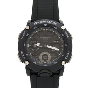 新品同様 カシオ G-SHOCK GA-2000S-1AJF ブラック 樹脂 クオーツ 腕時計 黒 Gショック 1404【中古】CASIO