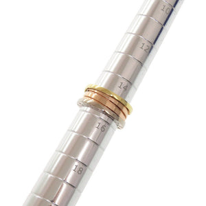 美品 ブルガリ ビーゼロワン パーフェクトミステイク サイズ56 K18YG K18PG K18WG 750 リング 指輪 ジュエリー 1414【中古】BVLGARI