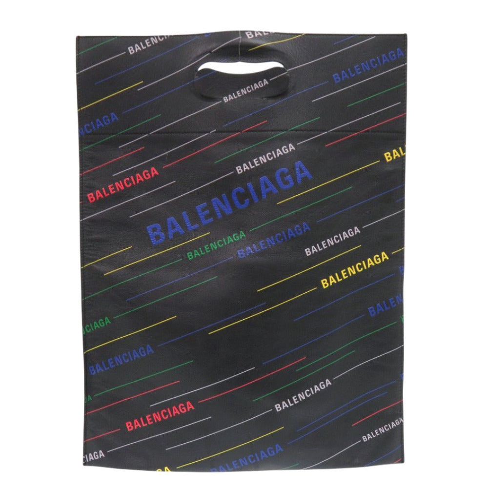 美品 バレンシアガ 541908 レザー ブラック トートバッグ 1446【中古】BALENCIAGA