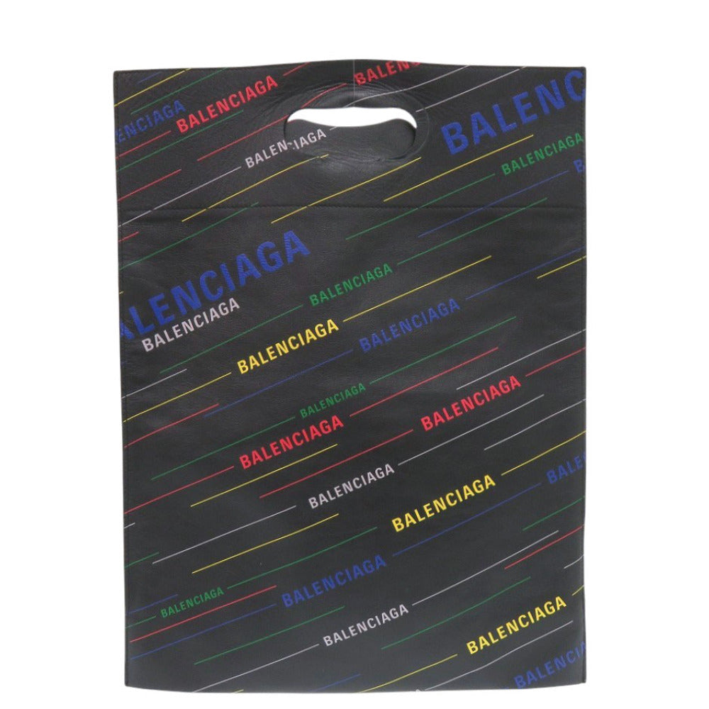 美品 バレンシアガ 541908 レザー ブラック トートバッグ 1446【中古】BALENCIAGA