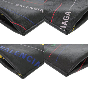 美品 バレンシアガ 541908 レザー ブラック トートバッグ 1446【中古】BALENCIAGA