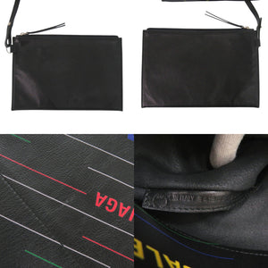 美品 バレンシアガ 541908 レザー ブラック トートバッグ 1446【中古】BALENCIAGA