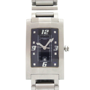 美品 ダンヒル ダンヒリオン 8027 SS ブラック クオーツ 腕時計 黒文字盤 1449【中古】Dunhill