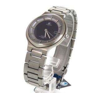 新品同様 シチズン
 エコドライブ アテッサ ATV53-2113 腕時計
 チタン ネイビー 0560
【中古】CITIZEN メンズ