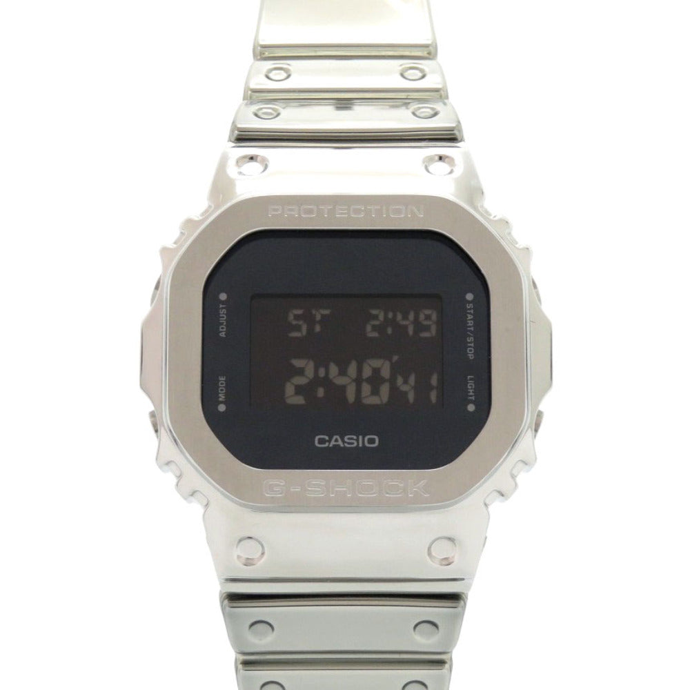 新品同様 カシオ G-SHOCK GM-5600YM-8JF FINE METALLIC SERIES SS 樹脂 ブラック クオーツ デジタル 腕時計 黒文字盤 Gショック 1459【中古】CASIO