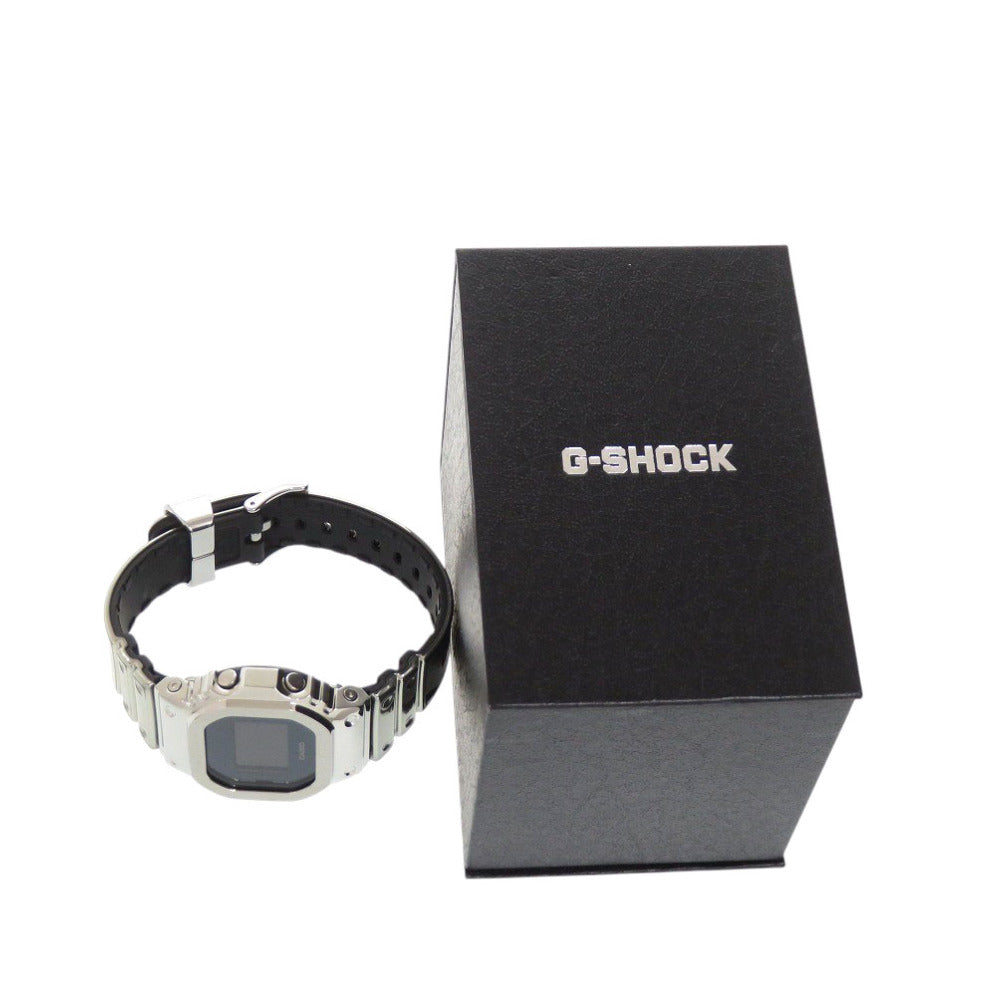 新品同様 カシオ G-SHOCK GM-5600YM-8JF FINE METALLIC SERIES SS 樹脂 ブラック クオーツ デジタル 腕時計 黒文字盤 Gショック 1459【中古】CASIO