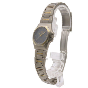 【ギャラ付】ホイヤー チタニウム 825208 クオーツ 腕時計 チタン グレー 1464【中古】HEUER レディース