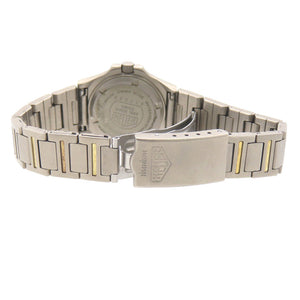 【ギャラ付】ホイヤー チタニウム 825208 クオーツ 腕時計 チタン グレー 1464【中古】HEUER レディース