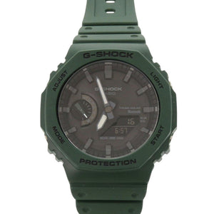 新品同様 カシオ G-SHOCK GA-B2100-3AJF カーボン 樹脂 ブラック グリーン タフソーラー デジタル 腕時計 黒文字盤 Gショック 1466【中古】CASIO