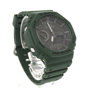 新品同様 カシオ G-SHOCK GA-B2100-3AJF カーボン 樹脂 ブラック グリーン タフソーラー デジタル 腕時計 黒文字盤 Gショック 1466【中古】CASIO