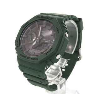 新品同様 カシオ G-SHOCK GA-B2100-3AJF カーボン 樹脂 ブラック グリーン タフソーラー デジタル 腕時計 黒文字盤 Gショック 1466【中古】CASIO