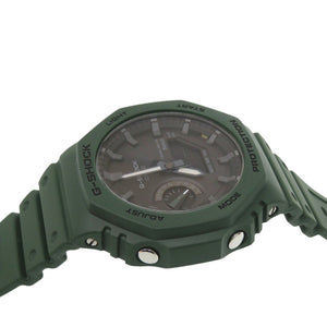 新品同様 カシオ G-SHOCK GA-B2100-3AJF カーボン 樹脂 ブラック グリーン タフソーラー デジタル 腕時計 黒文字盤 Gショック 1466【中古】CASIO