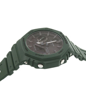 新品同様 カシオ G-SHOCK GA-B2100-3AJF カーボン 樹脂 ブラック グリーン タフソーラー デジタル 腕時計 黒文字盤 Gショック 1466【中古】CASIO